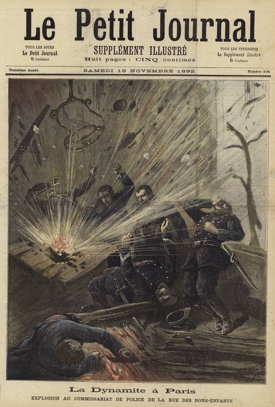 Omslag van Le Petit Journal, 19 november 1892 door French School