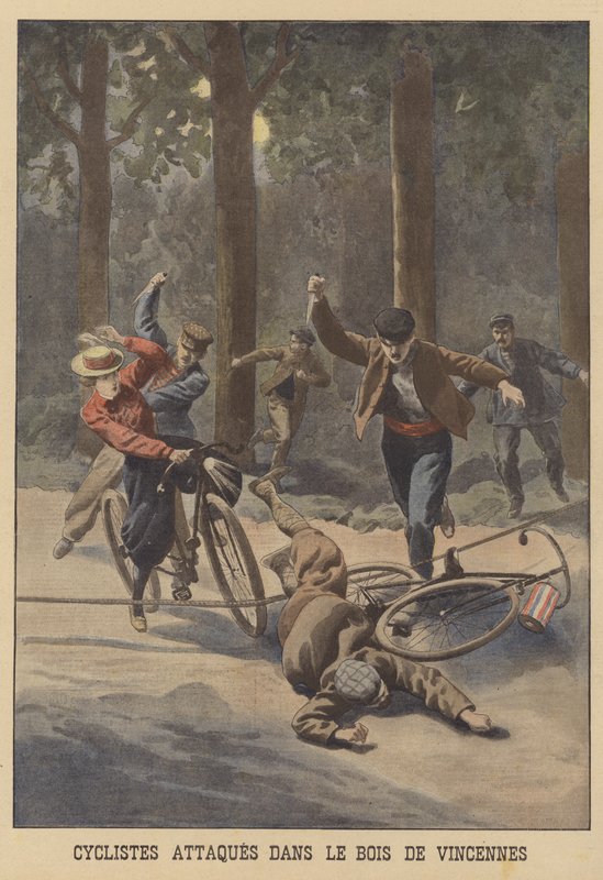 Fietsers aangevallen in het Bois de Vincennes in Parijs door French School