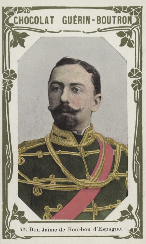 Don Jaime de Bourbon van Spanje door French School