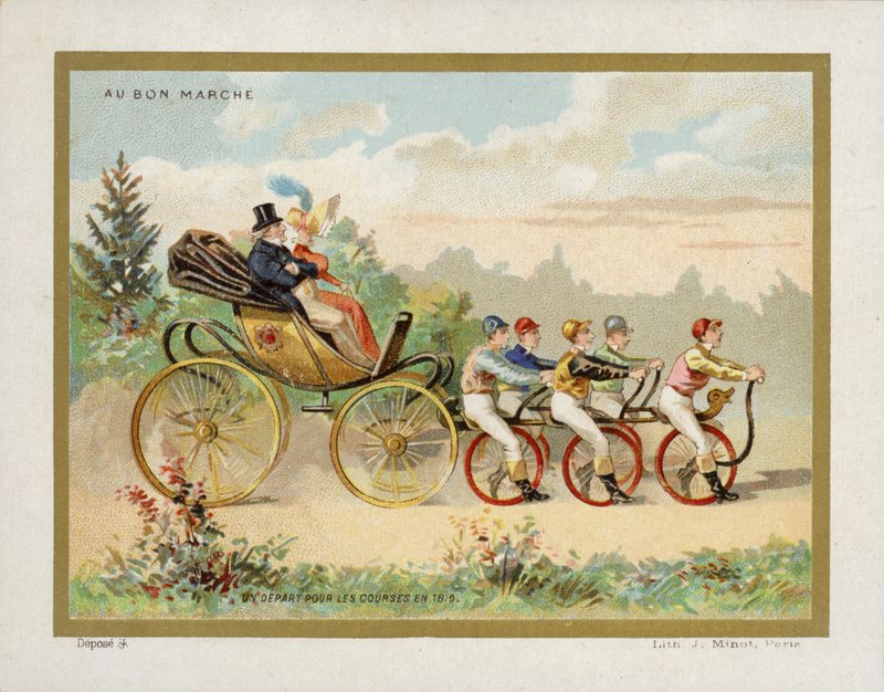 Excentrieke vintage koets door French School