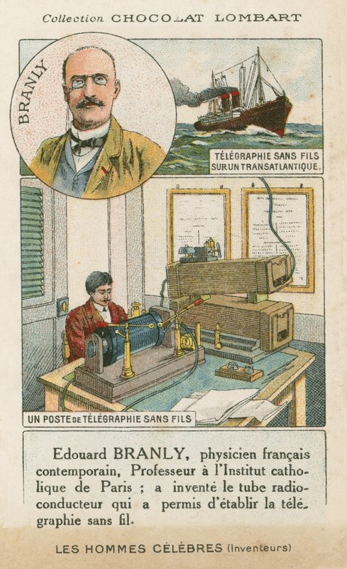 Edouard Branly door French School
