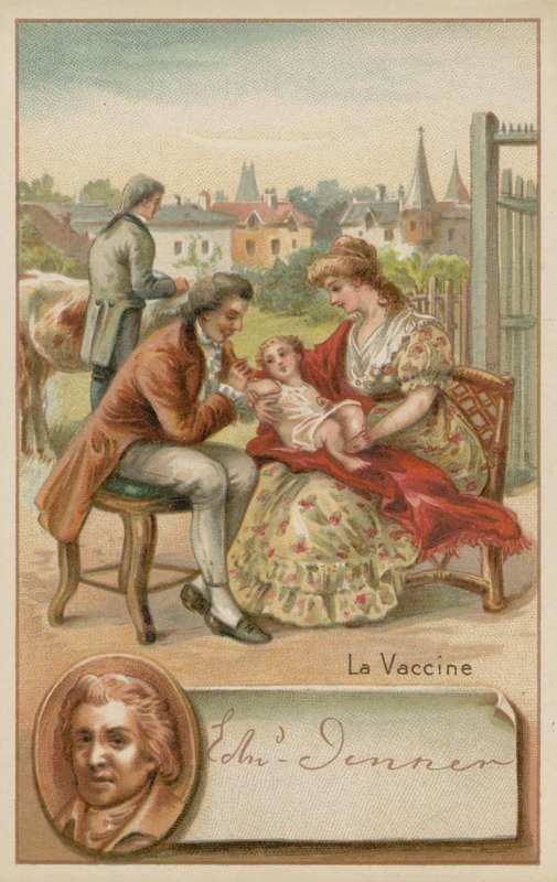 Edward Jenner, Engelse arts en wetenschapper die een vaccin tegen pokken ontdekte door French School