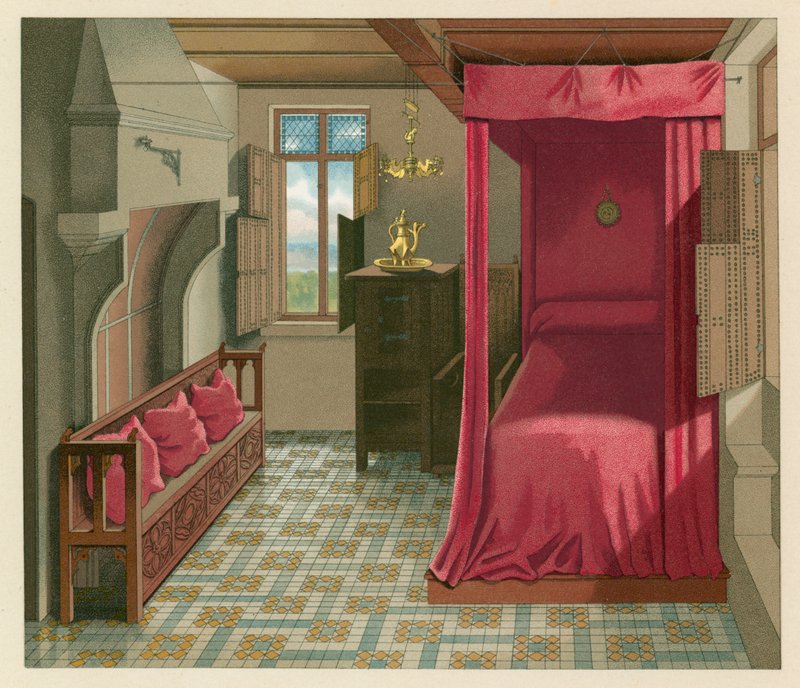 Europa Middeleeuwen Kostuum door French School