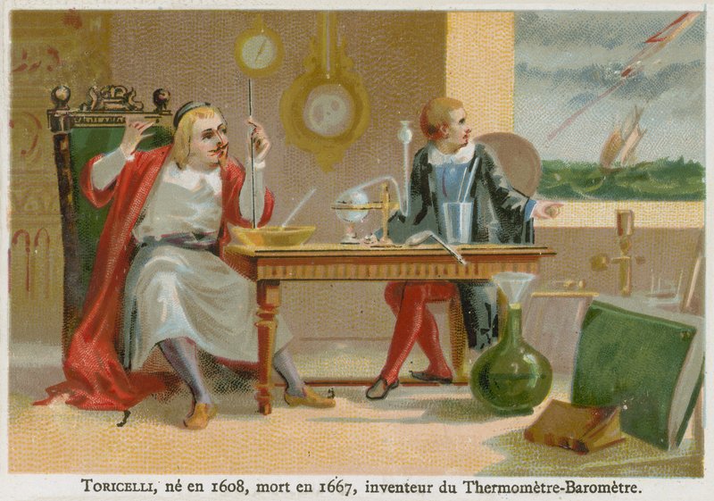 Evangelista Torricelli door French School