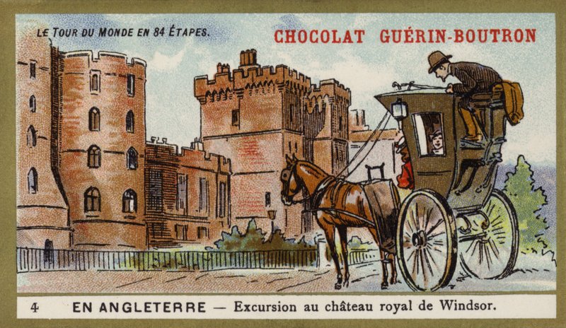 Excursie naar het koninklijk kasteel van Windsor, Engeland door French School