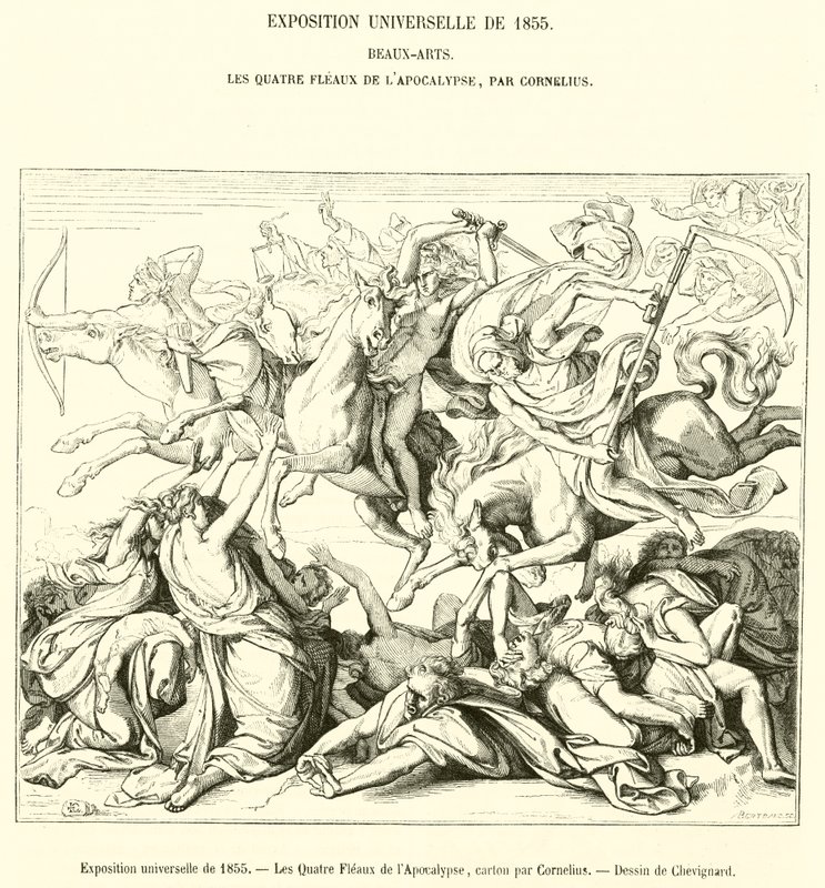 Wereldtentoonstelling van 1855, De Vier Ruiters van de Apocalyps door French School