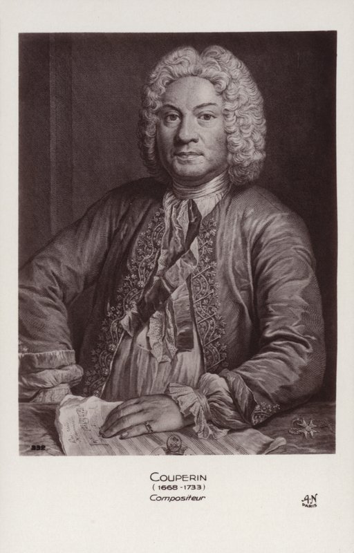 François Couperin, Franse barokcomponist, organist en klavecinist (1668-1733) door French School