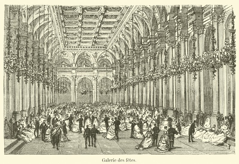 Galerij van feesten door French School
