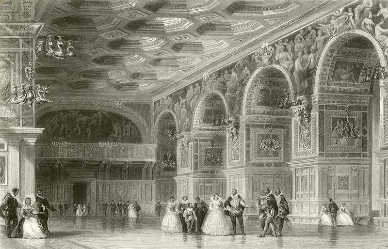 Galerij van Hendrik II, Fontainebleau door French School