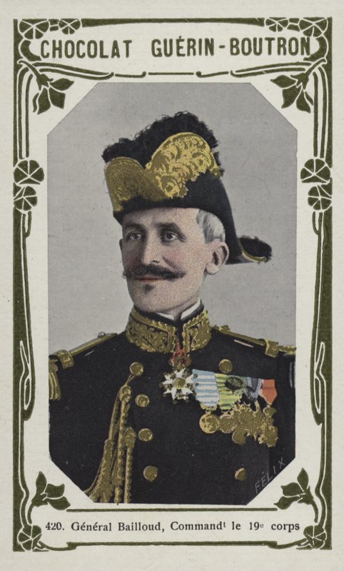 Generaal Bailloud, Commandant van het 19e korps door French School