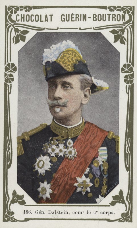 Generaal Dalstein, commandant van het 6e korps door French School