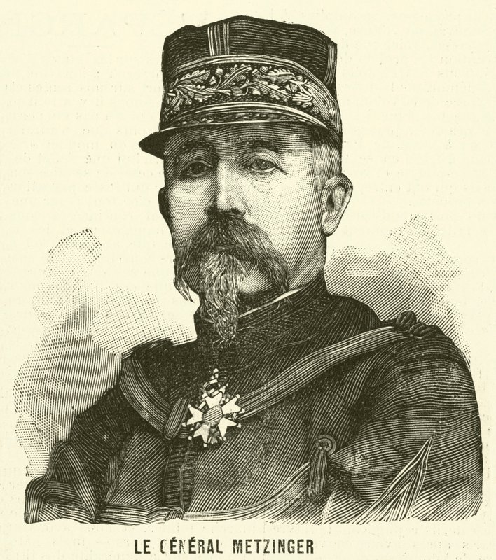 Generaal Leon Frederic Hubert Metzinger, Franse Soldaat door French School
