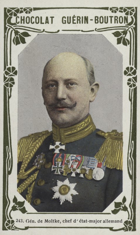 Generaal de Moltke, chef van de Duitse generale staf door French School