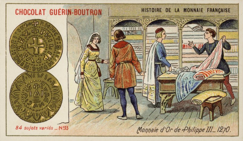 Gouden munten van Filips III door French School