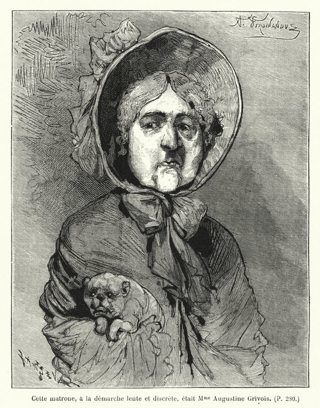 Illustratie voor Le Juif Errant (gravure) door French School