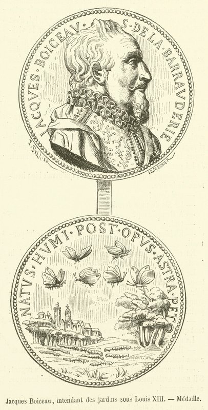 Jacques Boiceau, tuinbeheerder onder Lodewijk XIII, Medaille door French School