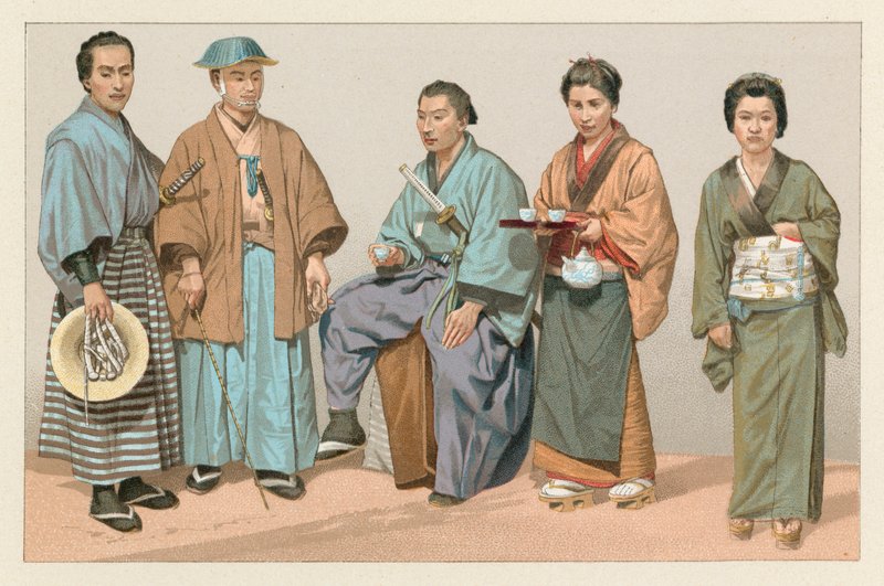 Japans kostuum door French School