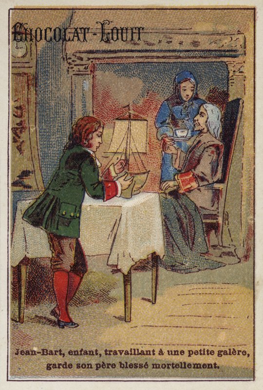 Jean Bart, 17e-eeuwse Franse marinecommandant en kaper, als kind door French School
