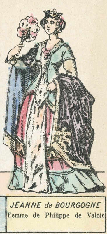 Jeanne van Bourgondië, vrouw van Filips van Valois door French School