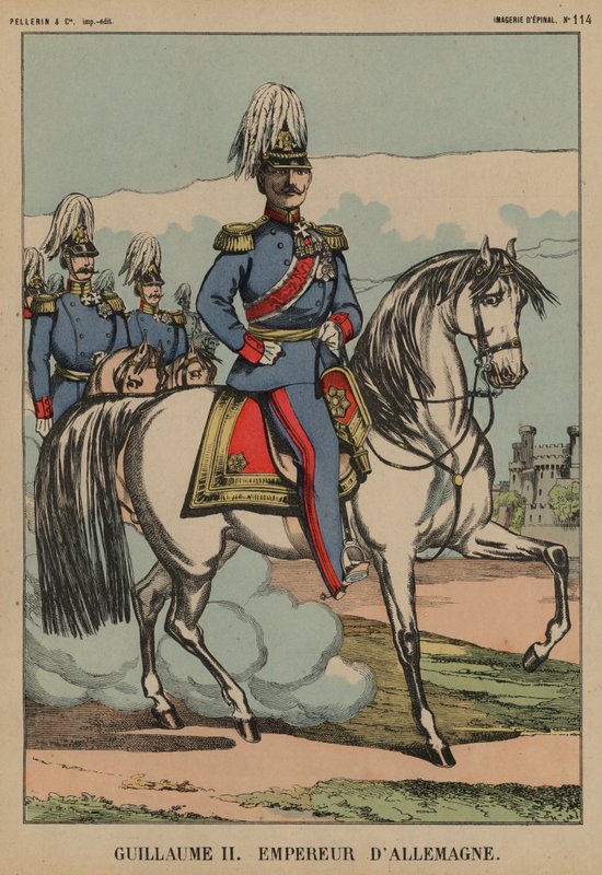 Kaiser Wilhelm II van Duitsland door French School