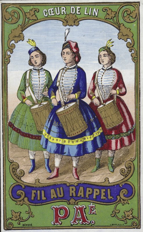 Label voor herinneringsdraad door French School