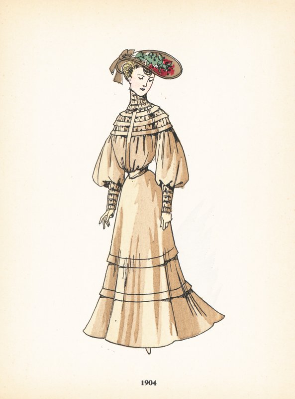 Damesmode, 1904 door French School