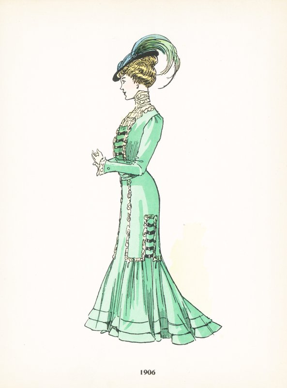 Damesmode, 1906 door French School