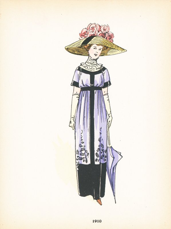 Damesmode, 1910 door French School