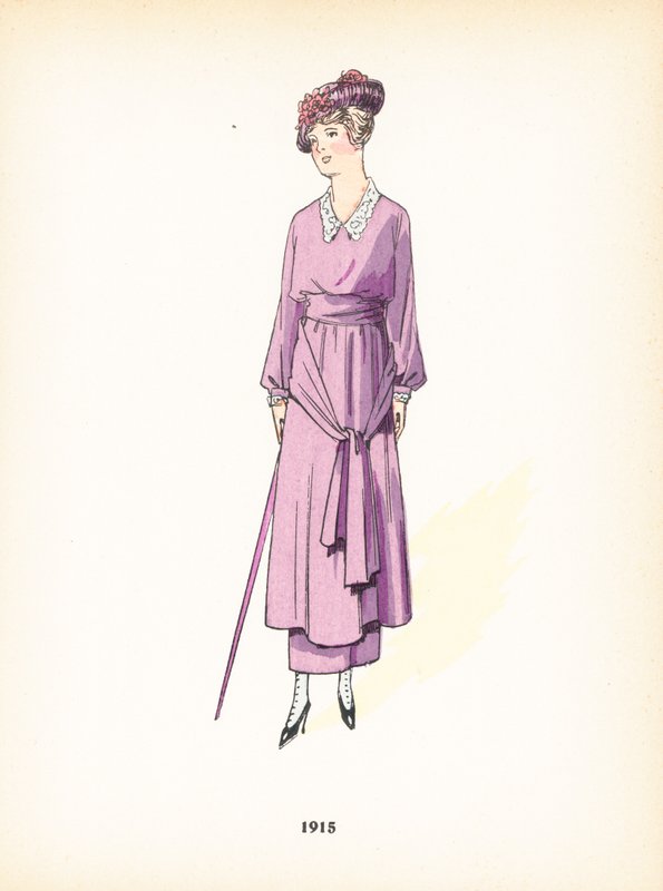 Damesmode, 1915 door French School