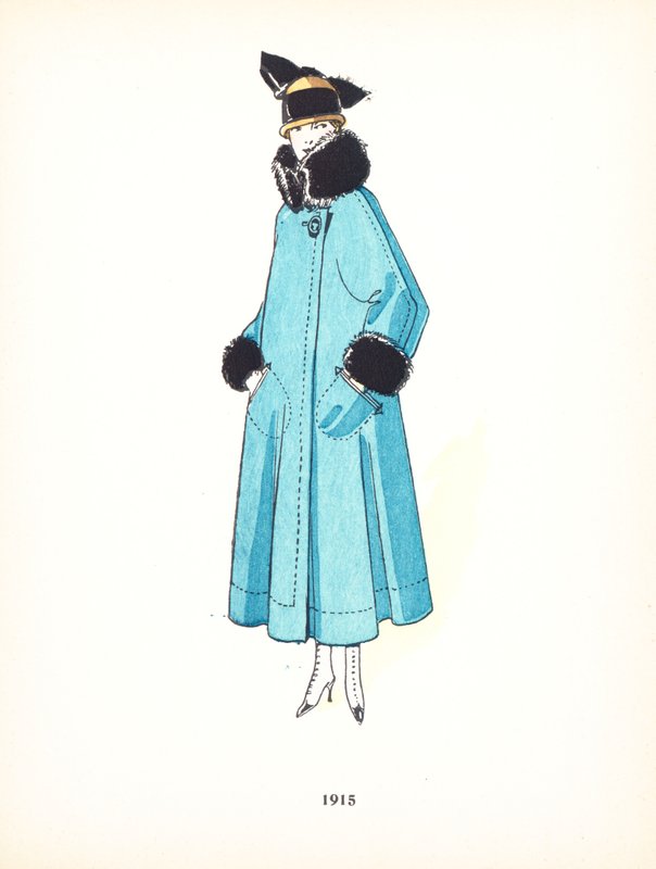 Damesmode, 1915 door French School