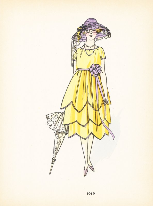 Damesmode, 1919 door French School