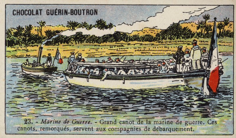 Grote Franse marine cutter door French School