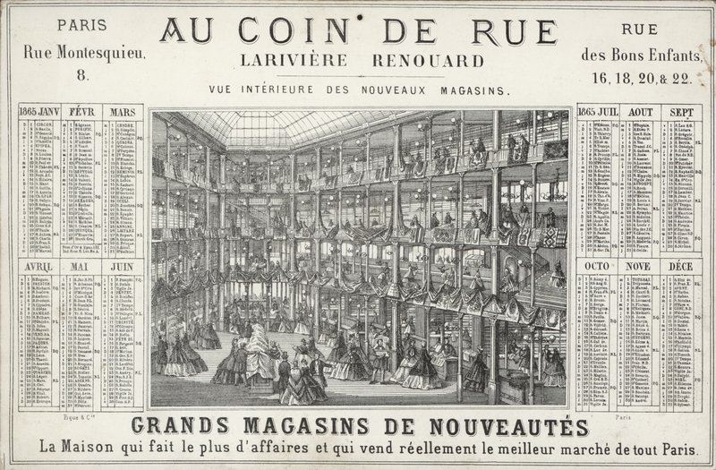 Lariviere Renouard warenhuis, Parijs door French School