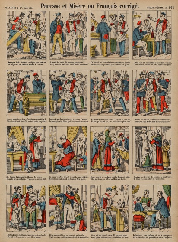 Luiheid en ellende, of François gecorrigeerd door French School