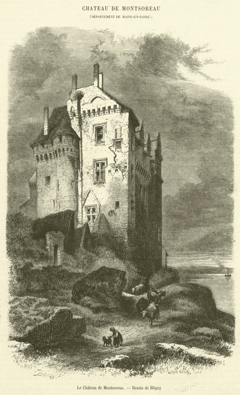 Het Kasteel van Montsoreau door French School