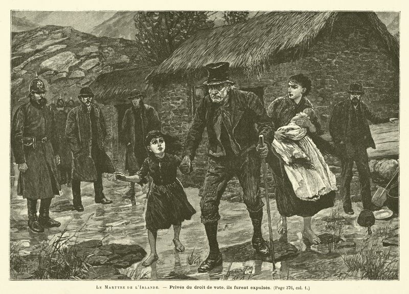 Het Martelaarschap van Ierland door French School