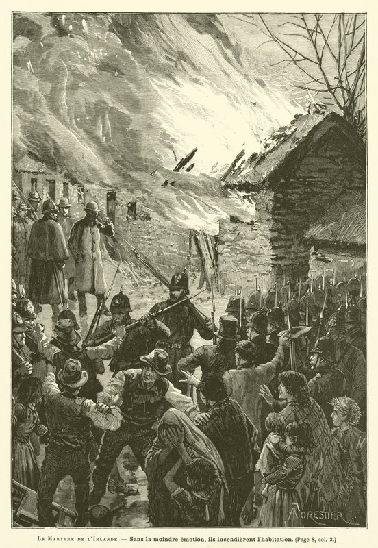 Het Martelaarschap van Ierland door French School