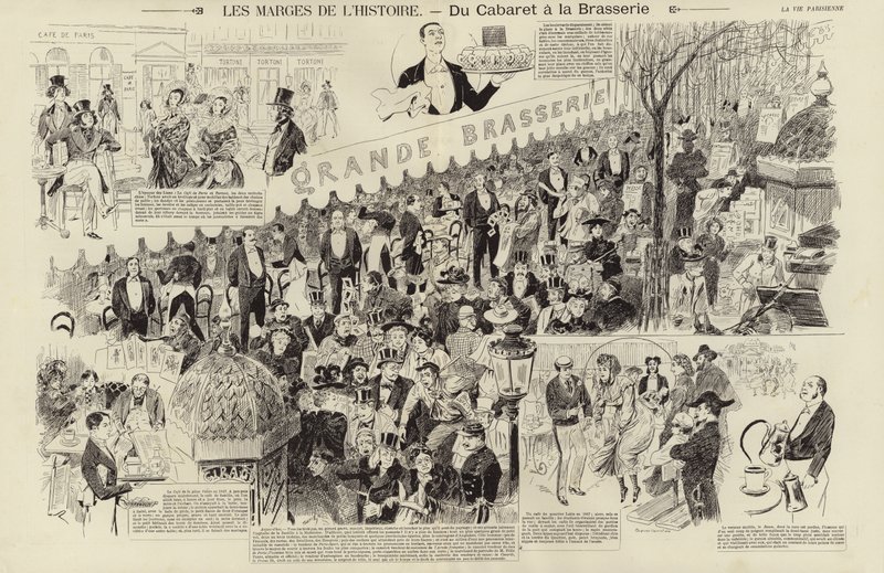 De marges van de geschiedenis, van cabaret tot brouwerij door French School