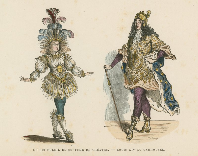 Lodewijk XIV van Frankrijk door French School