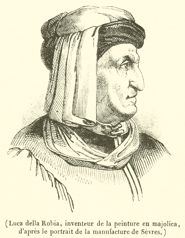 Luca della Robia, uitvinder van de majolica schilderkunst door French School