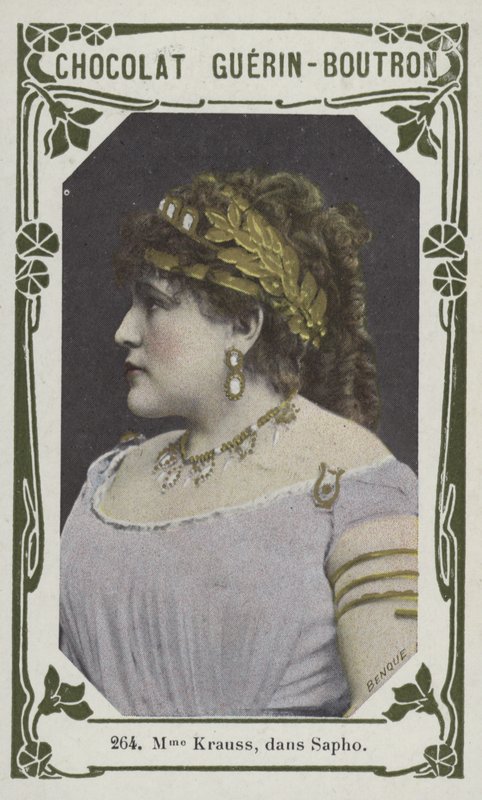 Mevrouw Krauss, in Sapho door French School