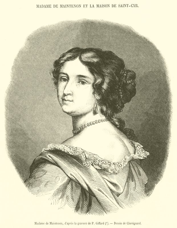 Madame de Maintenon door French School