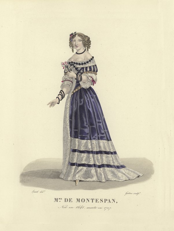 Madame de Montespan, minnares van koning Lodewijk XIV van Frankrijk door French School