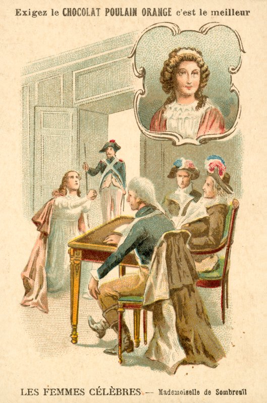 Mademoiselle de Sombreuil, Franse Revolutie door French School