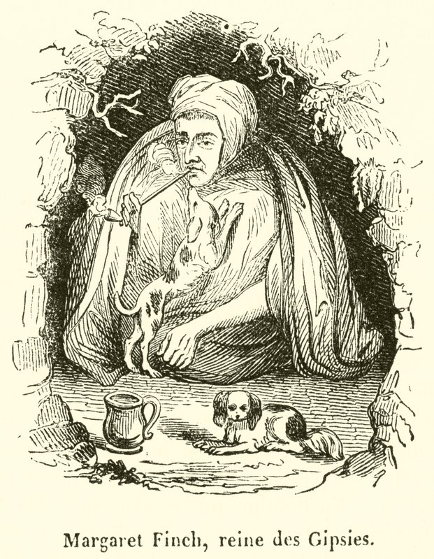 Margaret Finch, koningin van de zigeuners door French School