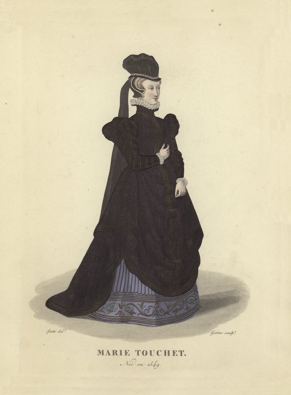 Marie Touchet, minnares van koning Karel IX van Frankrijk door French School