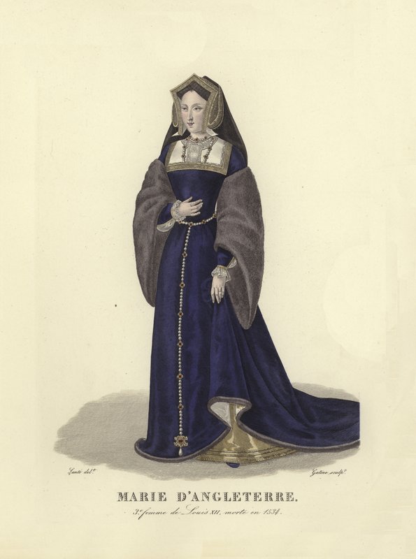 Maria van Engeland, derde vrouw van koning Lodewijk XII van Frankrijk door French School