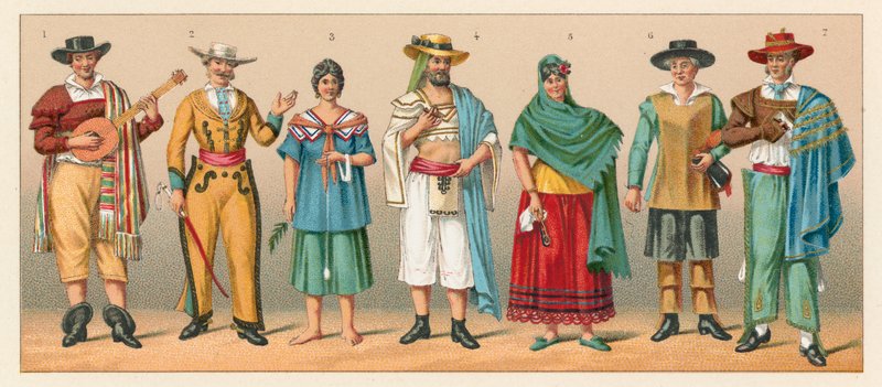 Mexicaans kostuum door French School
