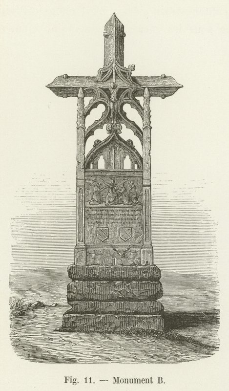 Monument B door French School