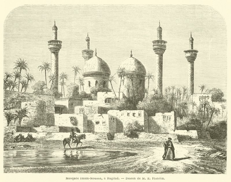 Imam-Moussa Moskee, In Bagdad door French School